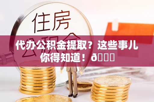 辽宁代办公积金提取？这些事儿你得知道！😎